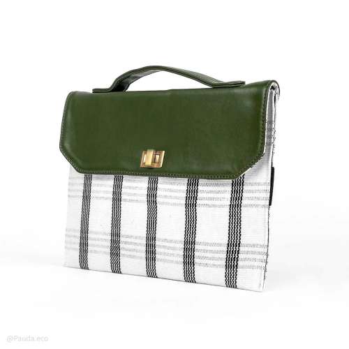 iPad / Tablet Sleeve Cactus Leather in Forest Green