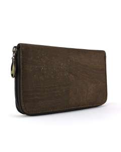 Cork Leather Purse / Dark Brown